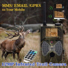 SMS Controle MMS GPRS Infravermelho 12mp 1080 HD Game Camera China com Controle Remoto Necessitando AA Bateria